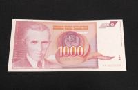 Jugoslavija 1000 dinara 1992 unc