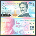 JUGOSLAVIJA - 2013 - 1 VOLT - TESLA - UNC