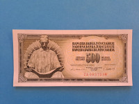 Jugoslavija 500 Dinara 1981 Zamjenska UNC