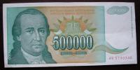Jugoslavija 500,000 Dinara 1993