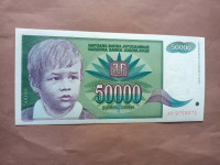 Jugoslavija 50000 dinara 1992 UNC..