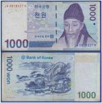 JUŽNA KOREJA KOREA SOUTH 1000 WON 2007