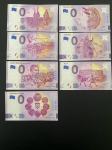 Komplet 7 raznih komada hrvatskih suvenirskih novčanica UNC - 0 Euro