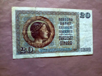 Kraljevina Jugoslavija 20 dinara 1936.