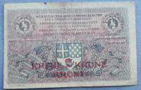 Kraljevstvo SHS 1/2 dinara-2 krune,1919.g.