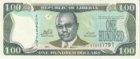 LIBERIA 100 DOLLARS 2011