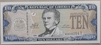 Liberija 10 dollars,2009.g.