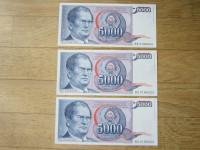 Lot 5000 dinara Jugoslavija