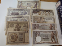 Lot 37 novčanica (1909.-1943.) Hrvatska, Kraljevina, Njemačka...