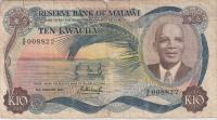 MALAWI 10 KWACHA 1964