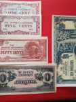 Malaya - Japan Okupacijski novac 1942. (lot 5) Malezija (xf to aUNC)