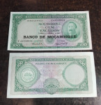 MOZAMBIK MOCAMBIQUE 100 ESCUDOS 1961 UNC