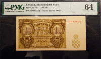 10 KUNA 1941 PMG 64