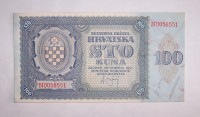 100 kuna NDH 1941 (UNC)