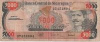NICARAGUA 5000 CORDOBAS 1985