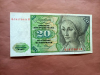 Njemačka 20 maraka 1980..
