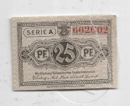 Njemačka 25 Pfennig Mecklenburg 1922