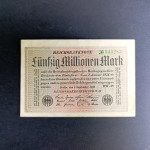 NJemačka,50 000 000 Mark 1923