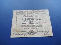 NJEMAČKA REICH 2 million mark 1923 RRR - 6 -no 517