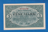 NJEMAČKA REICH 5   MARK 1929 031186 - 4113   UNC