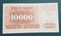 NOVČANI BON 10000 DINARA BIH BOSNA I HERCEGOVINA 1993. NOVA