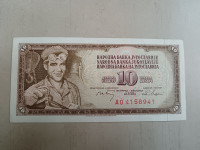 Novčanica 10 dinara iz 1968.