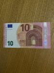 Novčanica 10 eura izdanje 2014 godine zanimljiv serijski broj