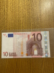 Novčanica 10 eura serije N tiskana 2002 godine u Austriji