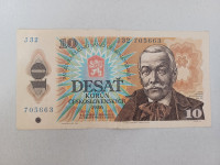Novčanica 10 kruna (Čehoslovačka 1986.)