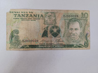 Novčanica 10 shilingi (Tanzanija 1978.)