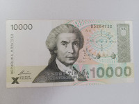 Novčanica 10.000 HRD (hrvatskih dinara)