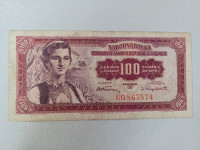 Novčanica 100 dinara (FNRJ 1955.)