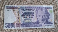 Novčanica 500 000 turskih lira Turska