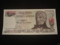 Argentina 10 pesos UNC (ND 1983-1984)