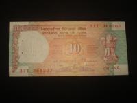 Novčanica India 10 rupees 1992.-1996.XF (s 2 rupice)