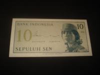 Novčanica Indonezija / Indonesia 10 sen 1964.UNC