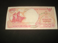 Novčanica Indonezija 100 rupiah 1992.UNC (brod)