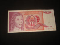 Novčanica Jugoslavija 10 dinara 1990.FINE