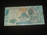 Novčanica Malavi / Malawi 50 kwacha 2015.UNC