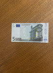 Novčanica  pet eura 2002 serija S tiskana u Italiji