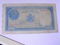 Novčanica Rumunjske 5000 Lei