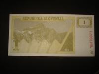 Slovenija / Slovenia 1 tolar 1990.-1992.UNC