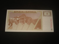Slovenija / Slovenia 2 tolarja 1990.UNC (1 kom)