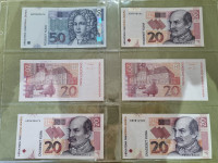 Novčanice 20 i 50 kuna UNC