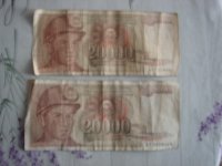 Novčanice od 20000 dinara,SFRJ iz 1987 god.