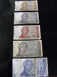 Novčanice HRVATSKI DINAR 1,5,10,25