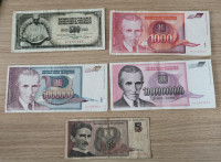 Novčanice Nikole Tesle Jugoslavija