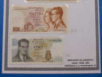 NOVČANICE: BELGIJA - BUGARSKE - RUMUNJSKE I MOLDAVIJE