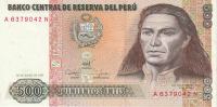 PERU 500 INTIS 1987