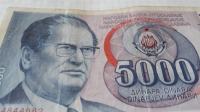 Novčanica sa pogrešnim datumom Titove smrti